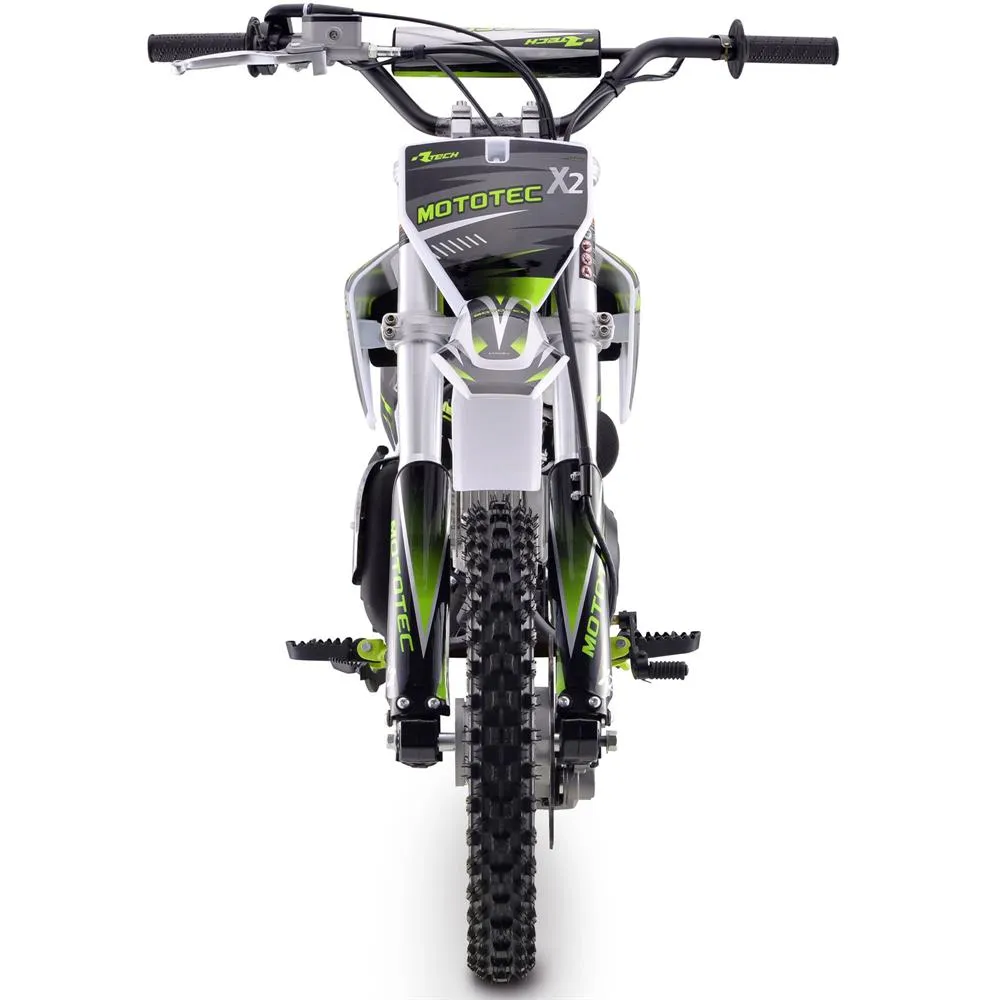 Mototec X2 Motocross 110cc Dirt Bike | 4-Speed Semi-Automatic