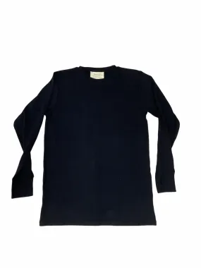 New Ballyclare Men's Navy Blue Flame Retardant Base Layer Long Sleeve Top