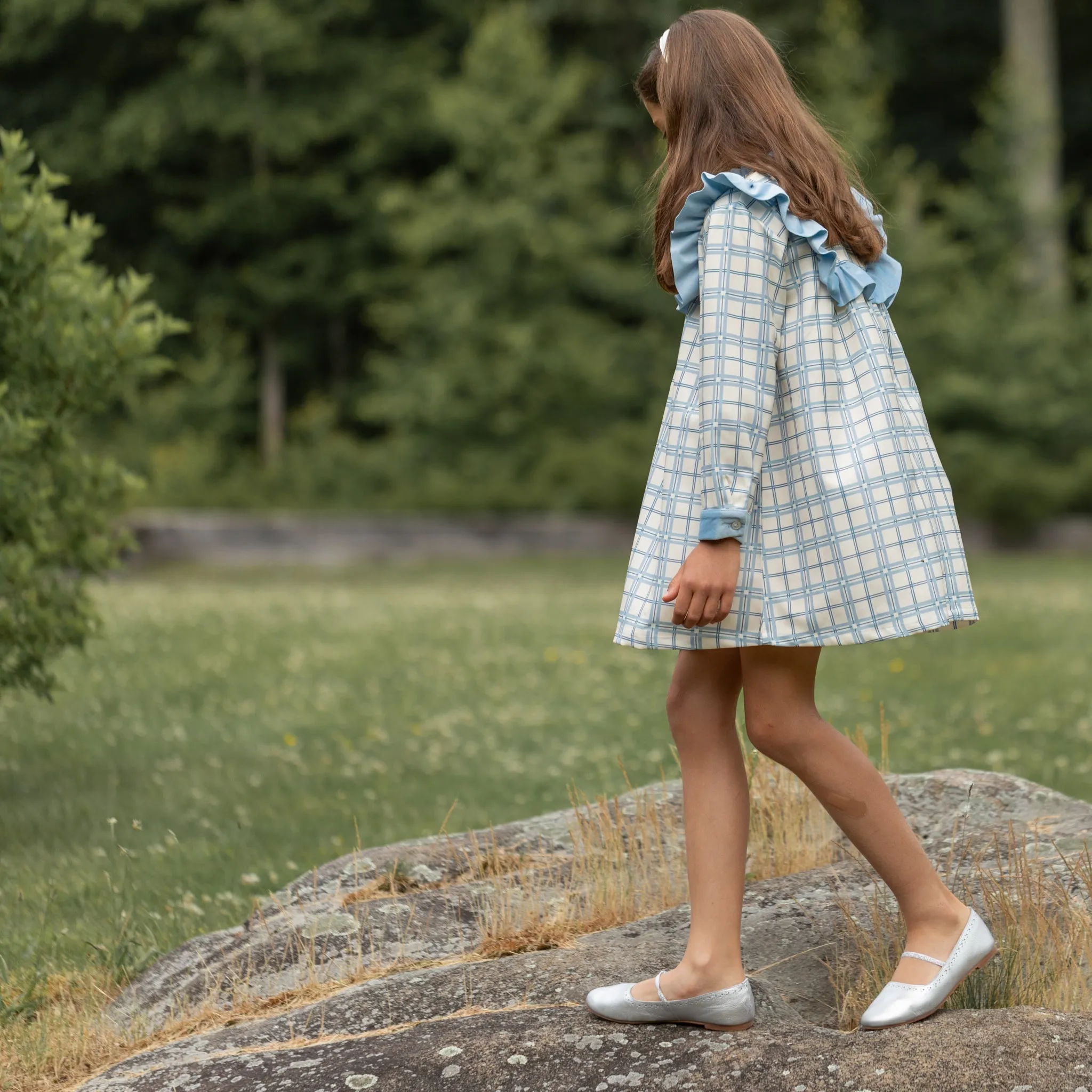 Nora Dress in Pembroke Plaid