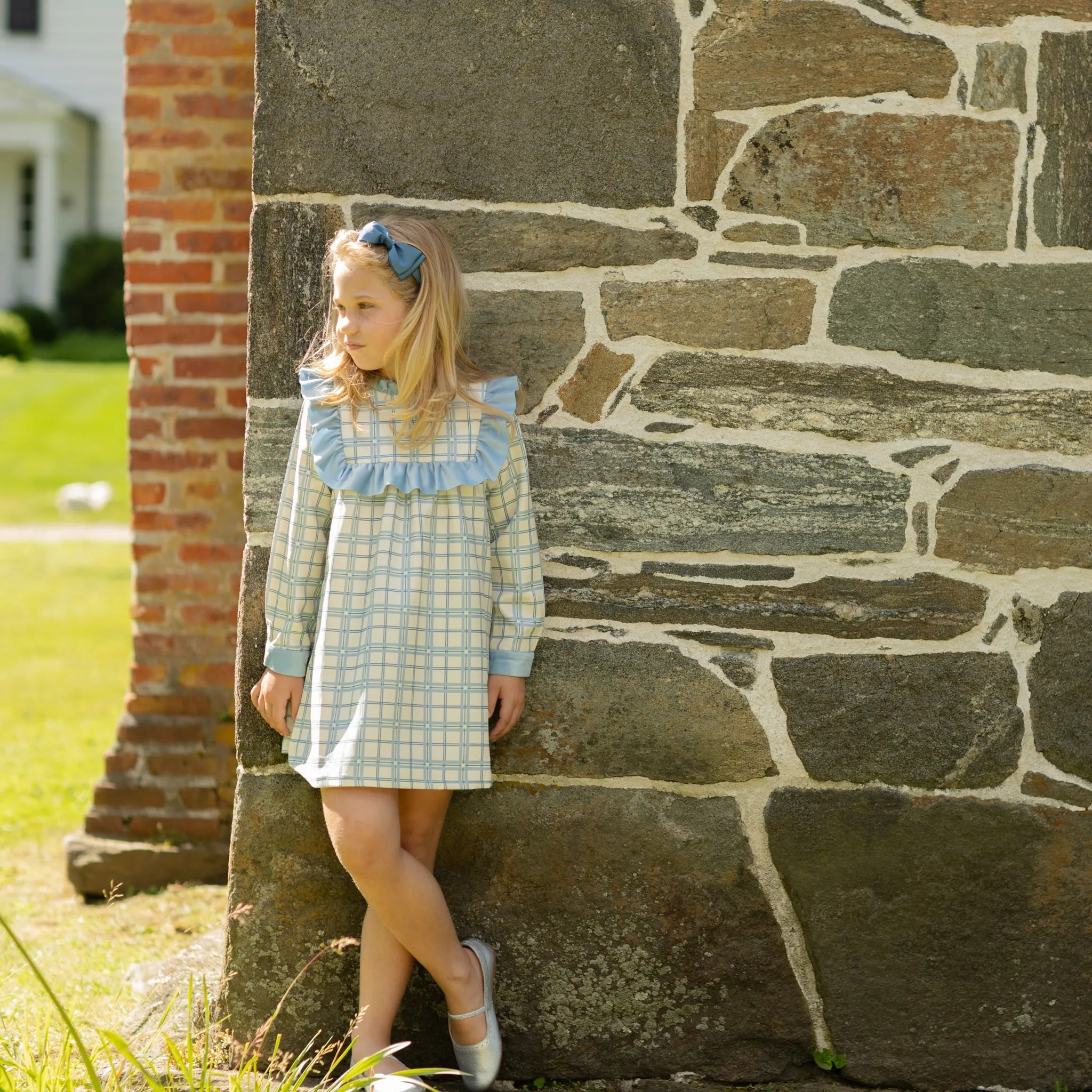 Nora Dress in Pembroke Plaid