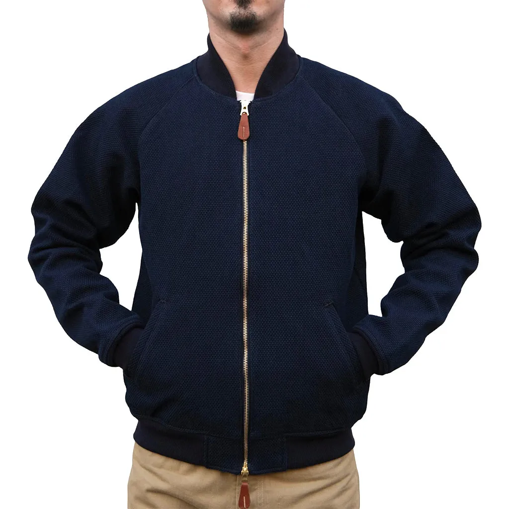 OD SDA "Kasezome" Indigo x Dorozome Sashiko Selvedge Bomber Jacket