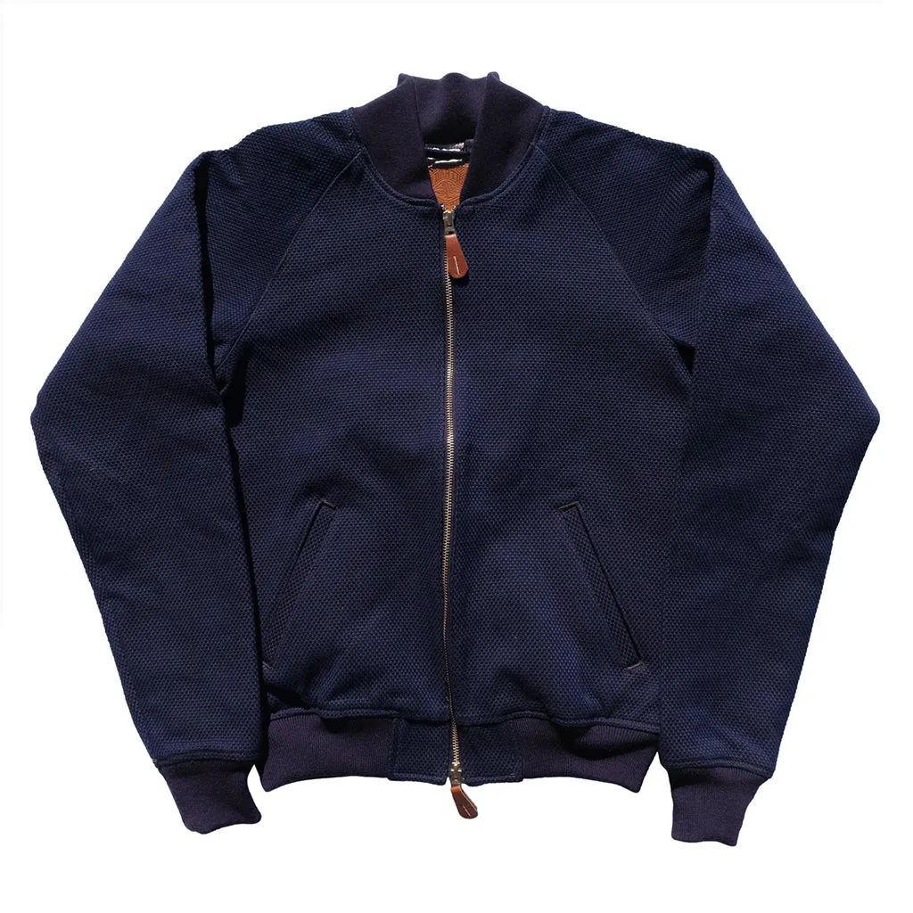 OD SDA "Kasezome" Indigo x Dorozome Sashiko Selvedge Bomber Jacket