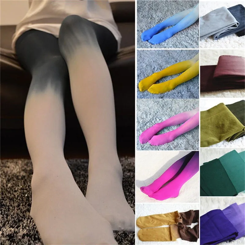 Ombre Velvet Tights