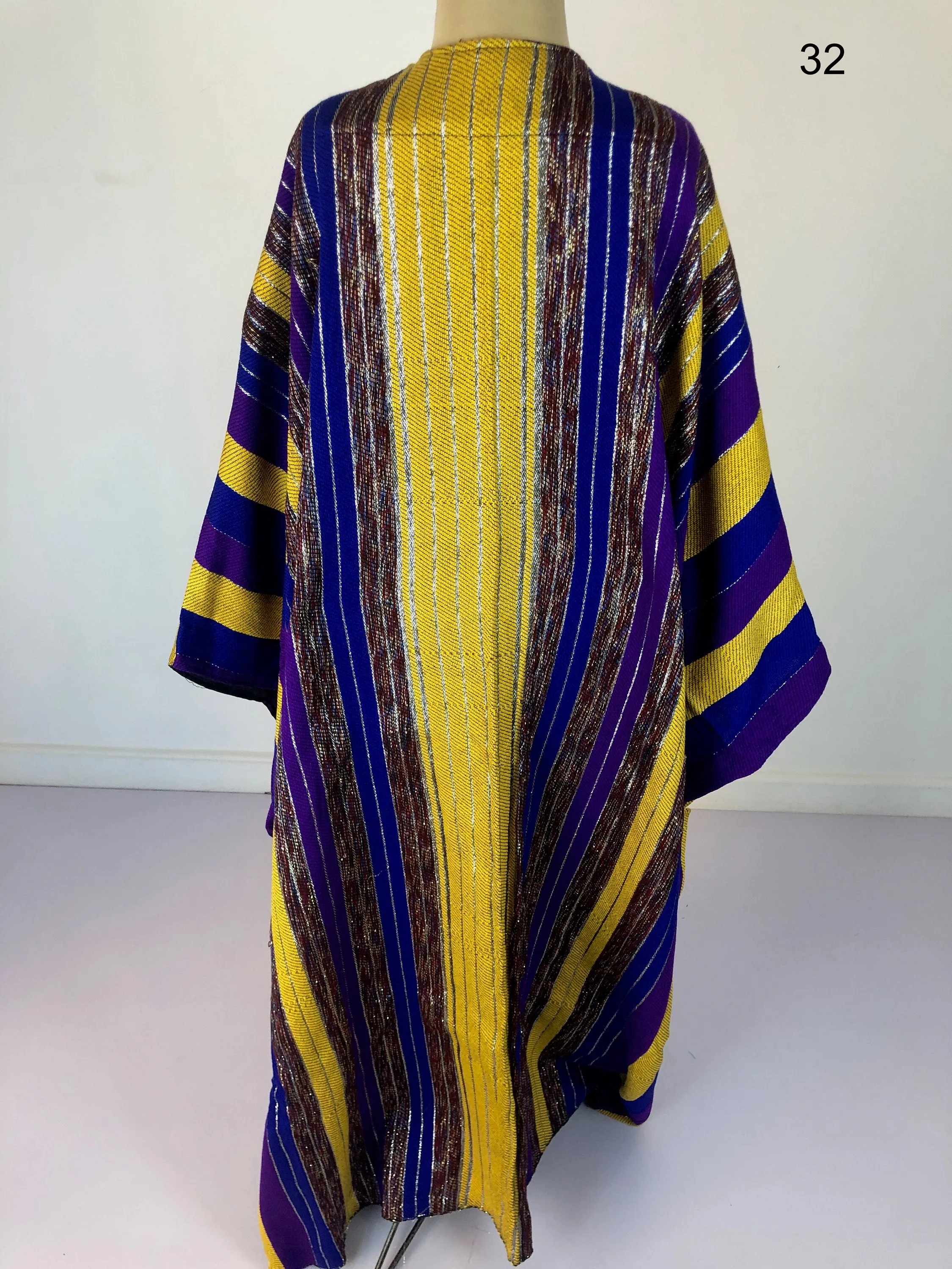 One of a kind Bohemian hand loomed Wool Kimono, Winter Wool Kimono, Abayas, Winter Abaya, Colorful Abaya, Handmade Abaya, Kimonos for women