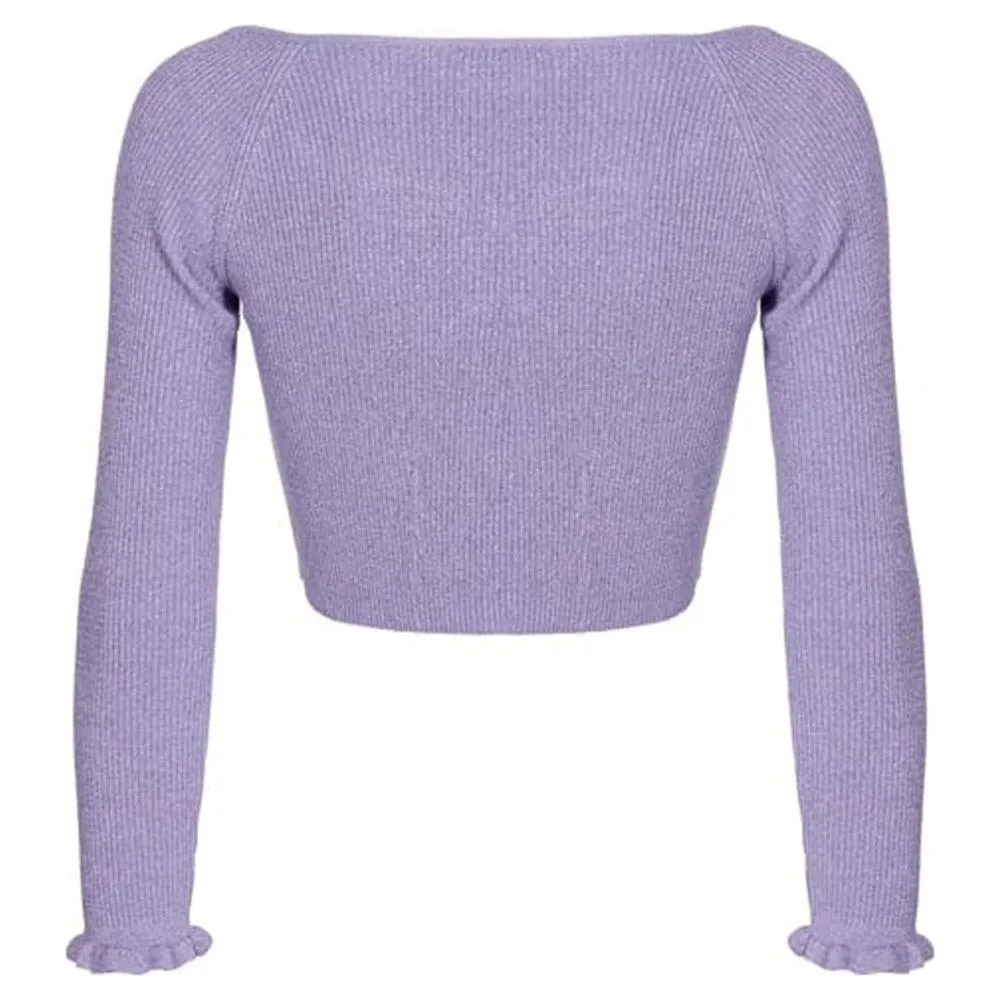 PINKO Purple Viscose Sweater