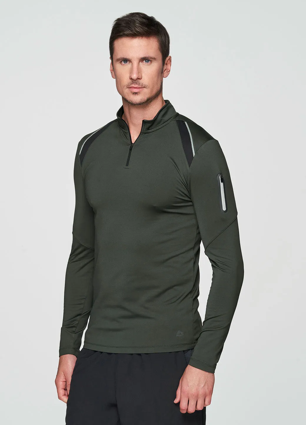 Prime Compression 1/4 Zip Base Layer Tee