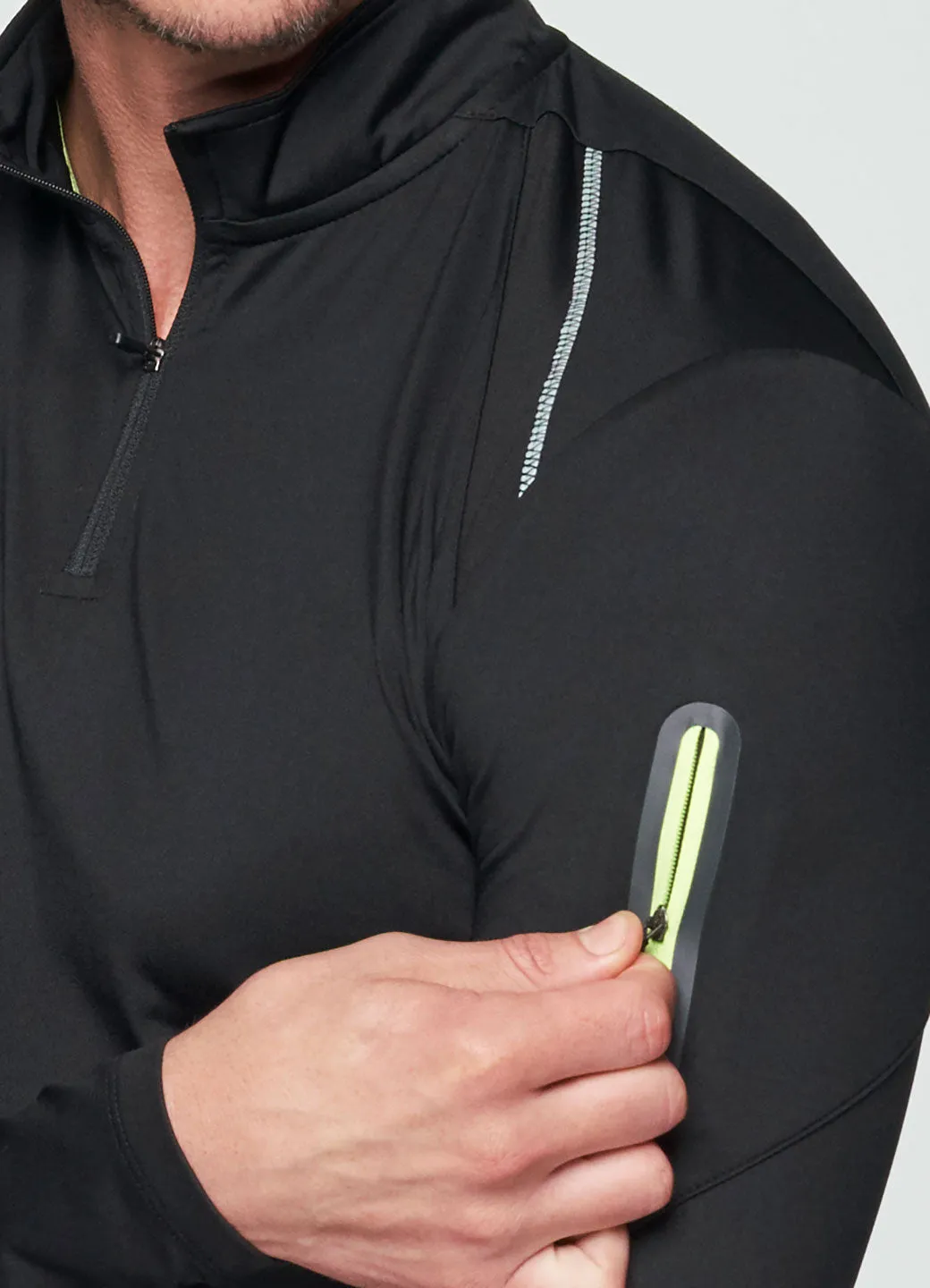 Prime Compression 1/4 Zip Base Layer Tee