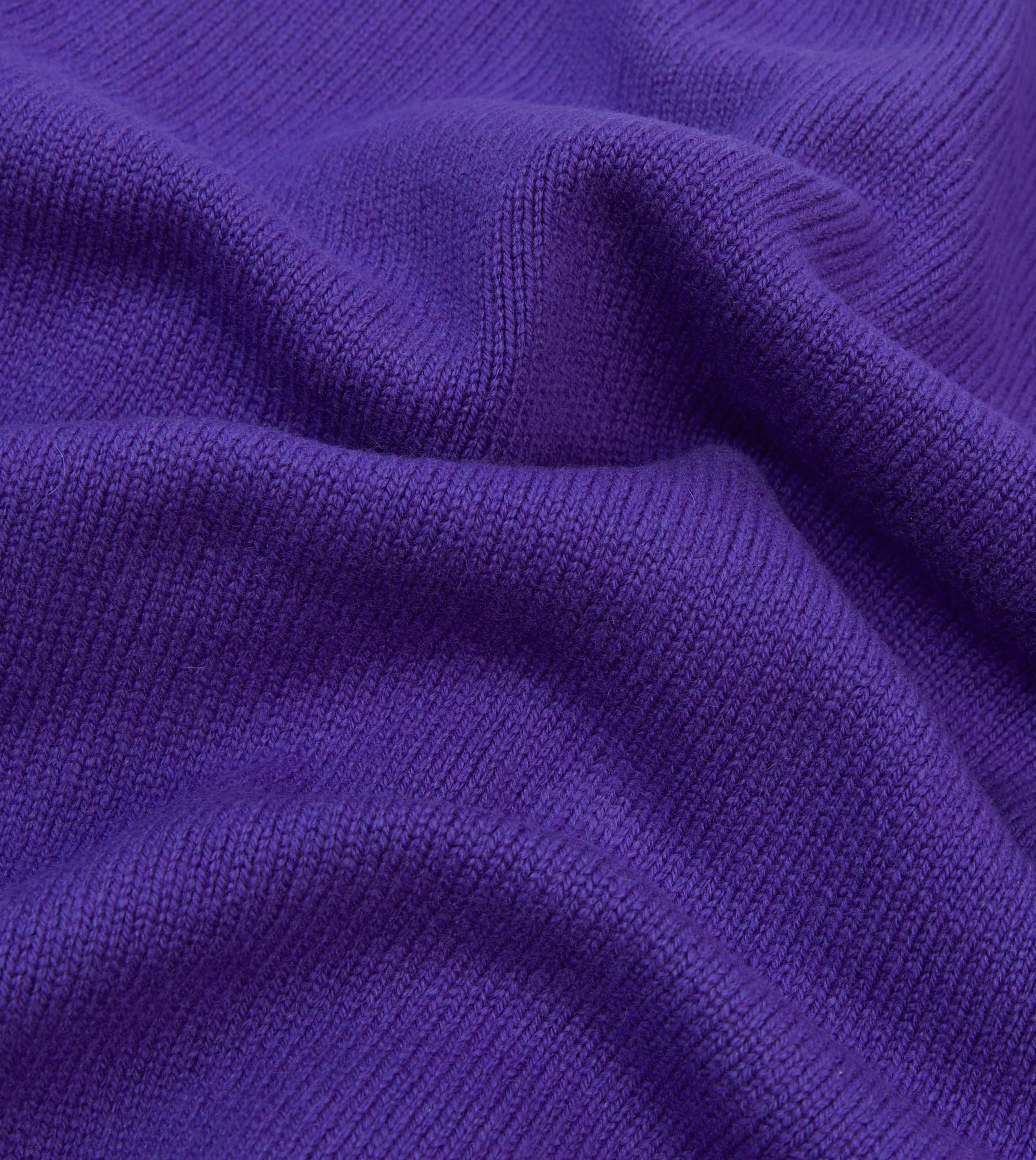 Purple Lambswool 6 Button Cardigan