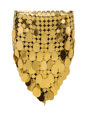 Rabanne   Sequined mini skirt 