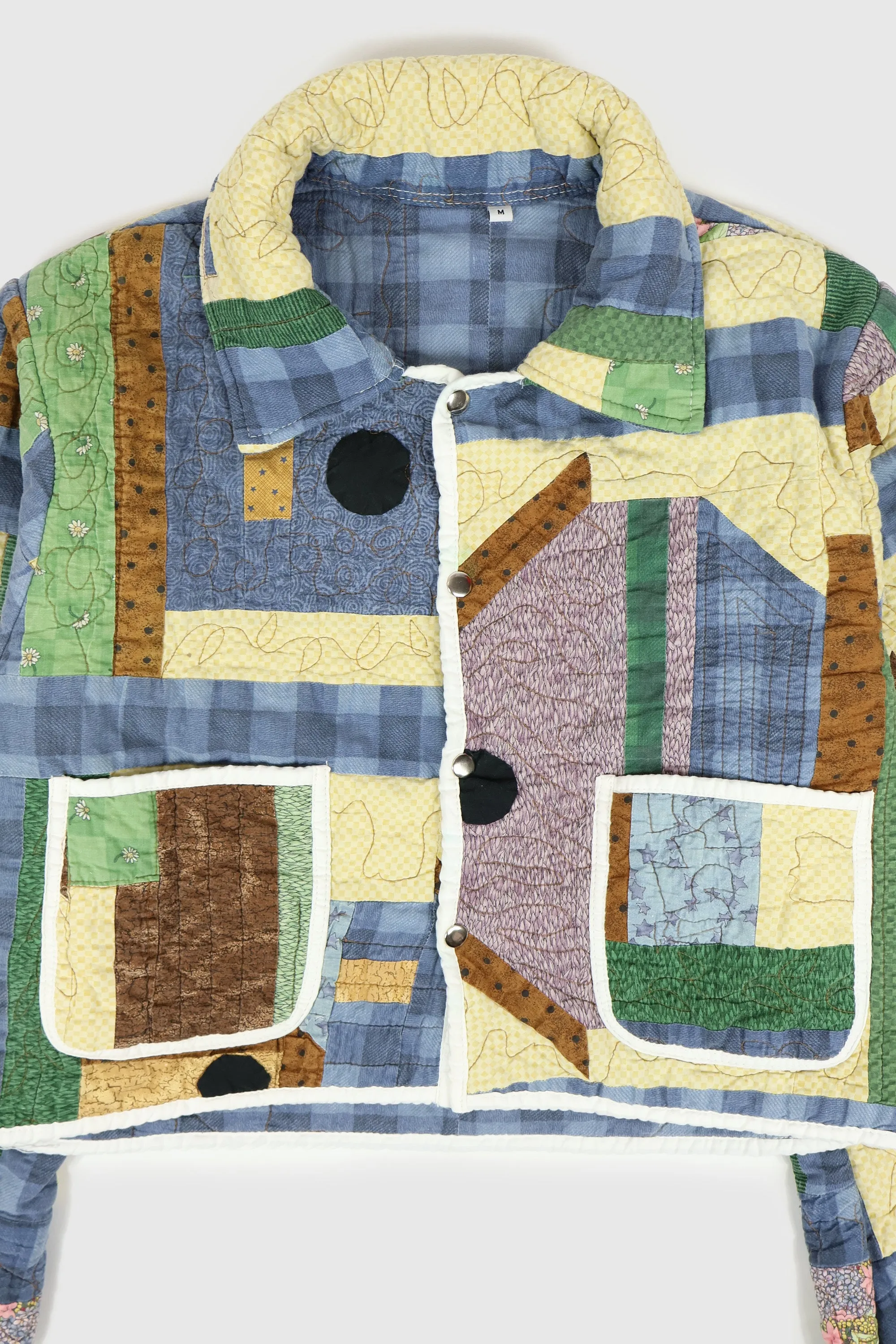 Reworked Snap Button Quilt Jacket