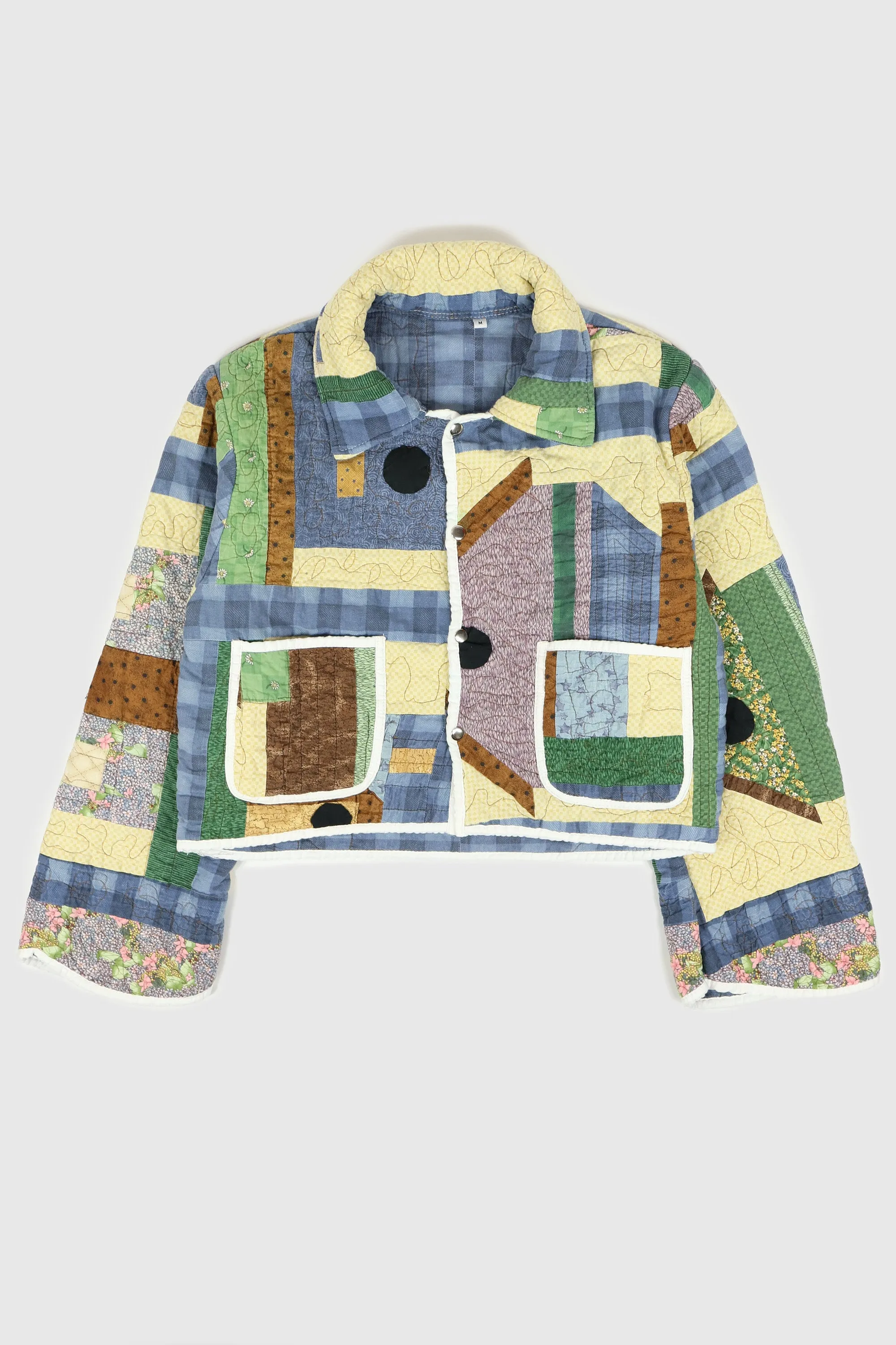 Reworked Snap Button Quilt Jacket