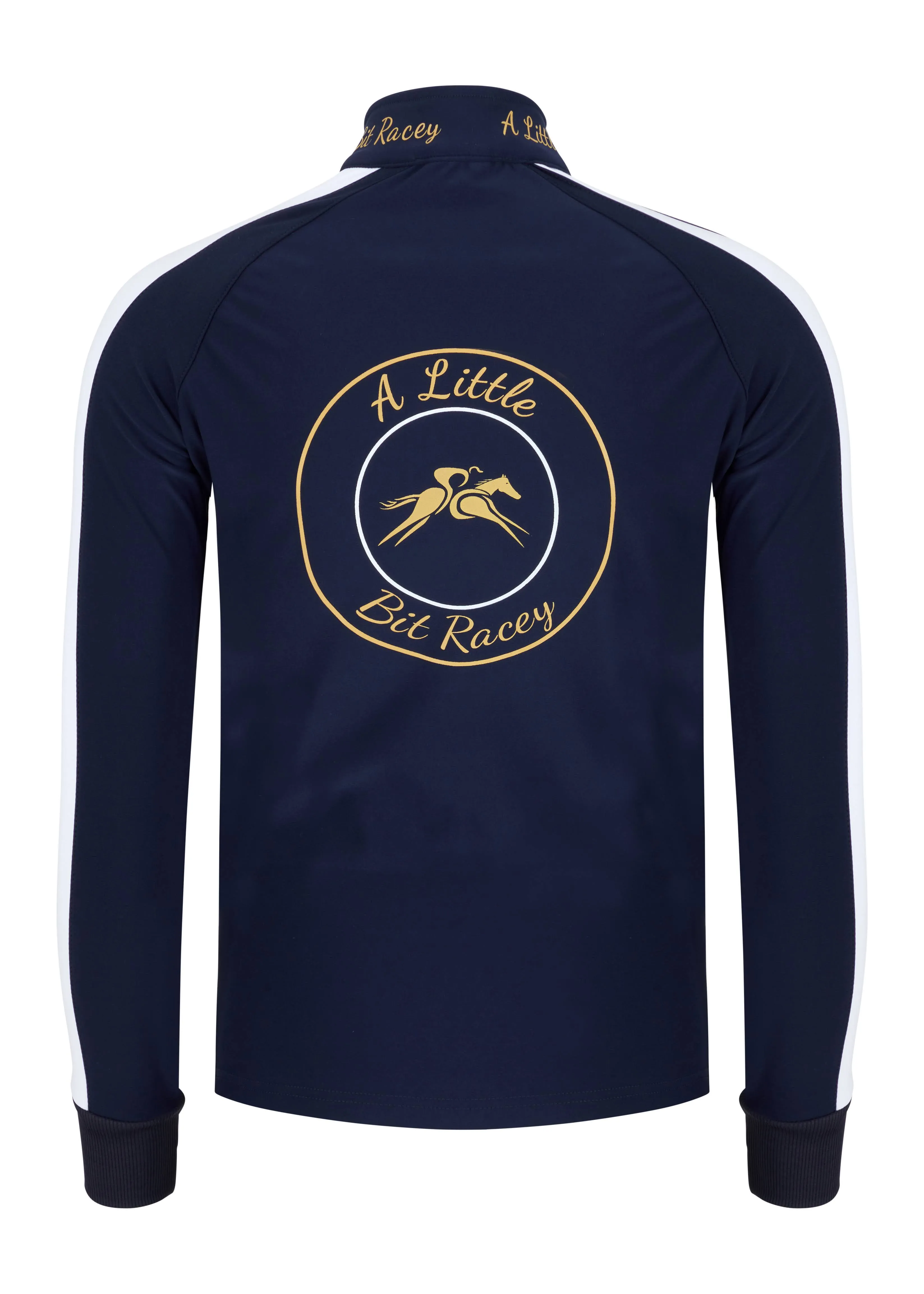 Reyal Top Navy/White Long Sleeved By A Little Bit Racey