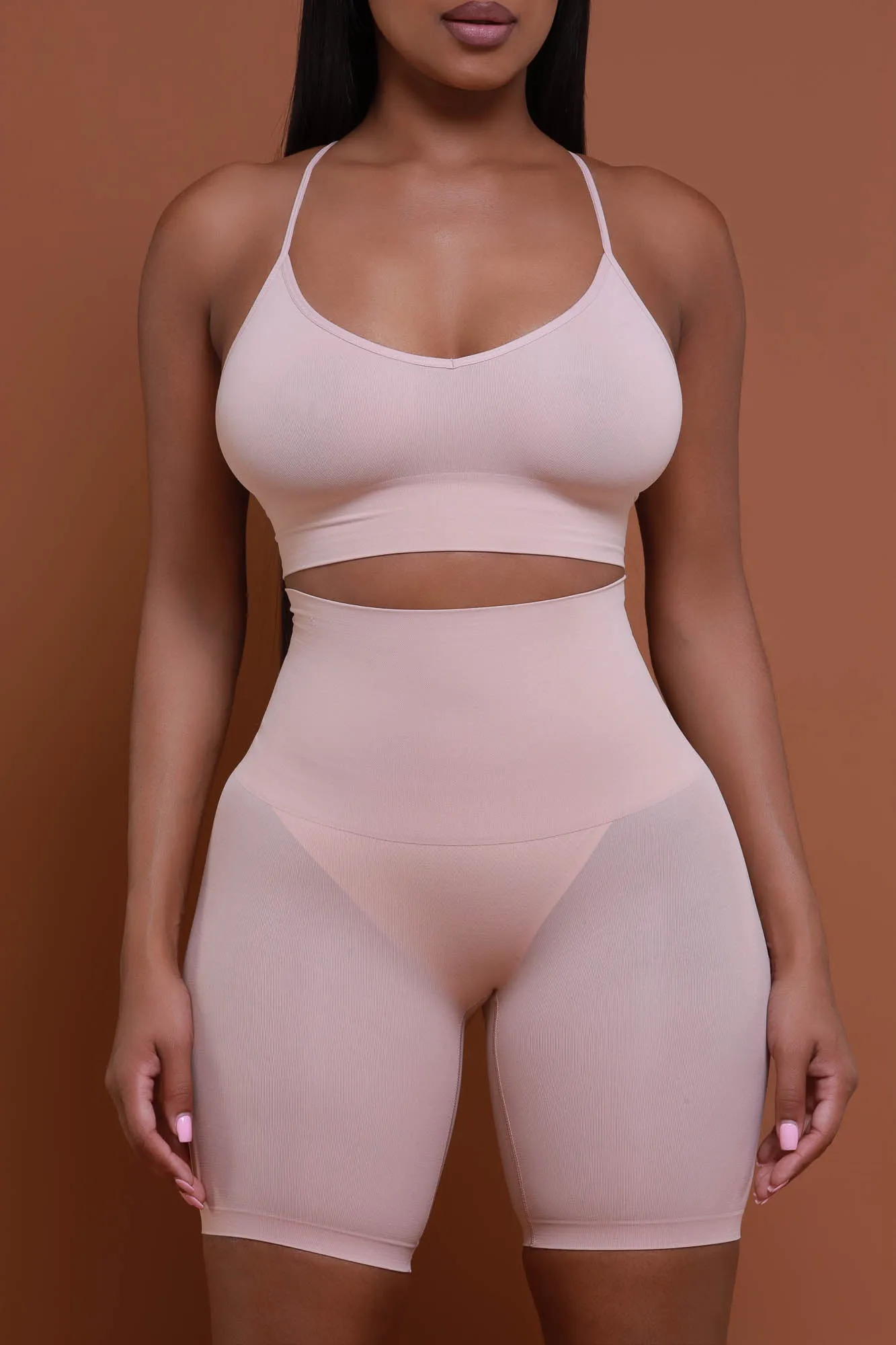 Seamless Sculpt Bralette - Sand No.101