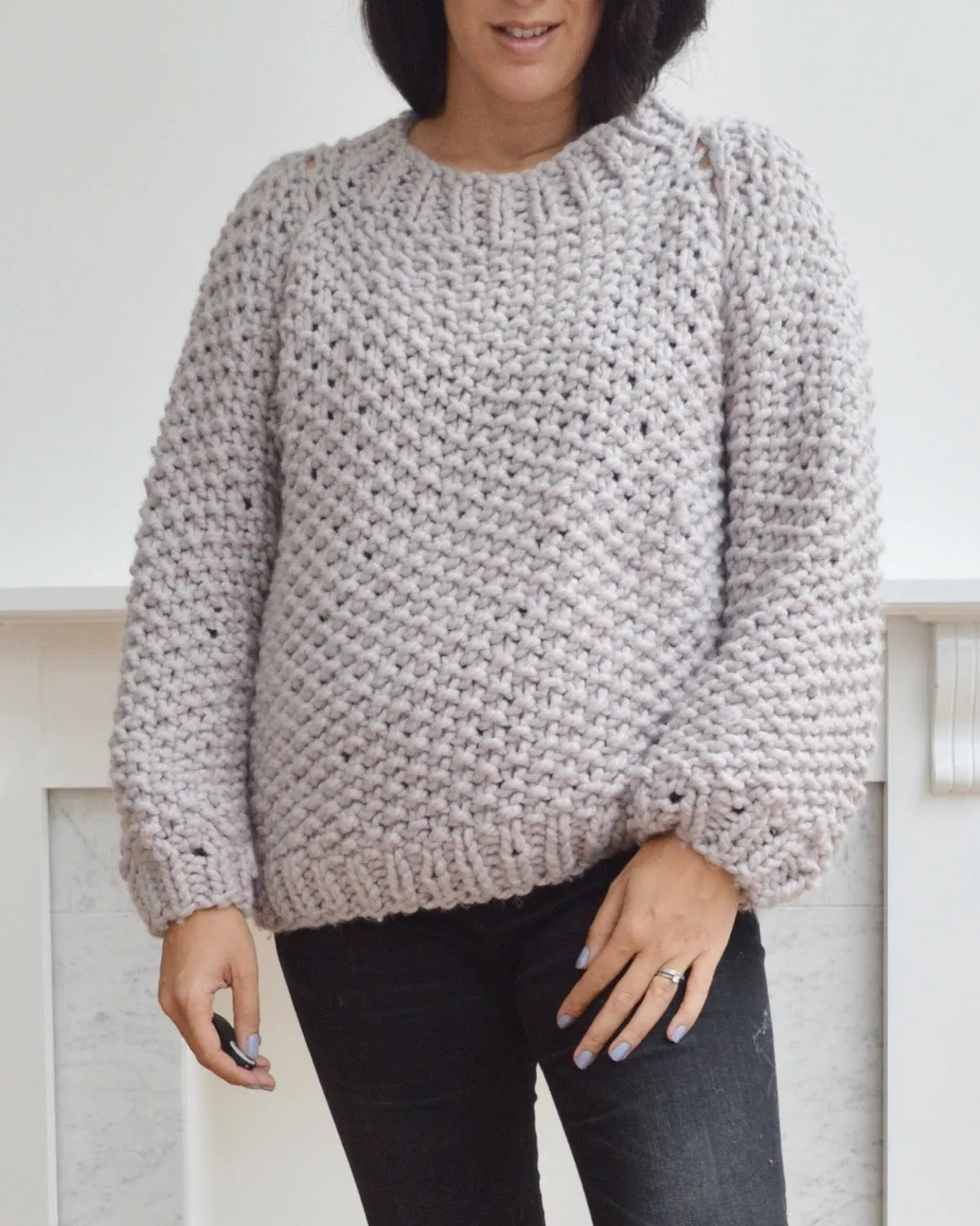 Seed Bubble Sweater - Downloadable Chunky Knitting Pattern