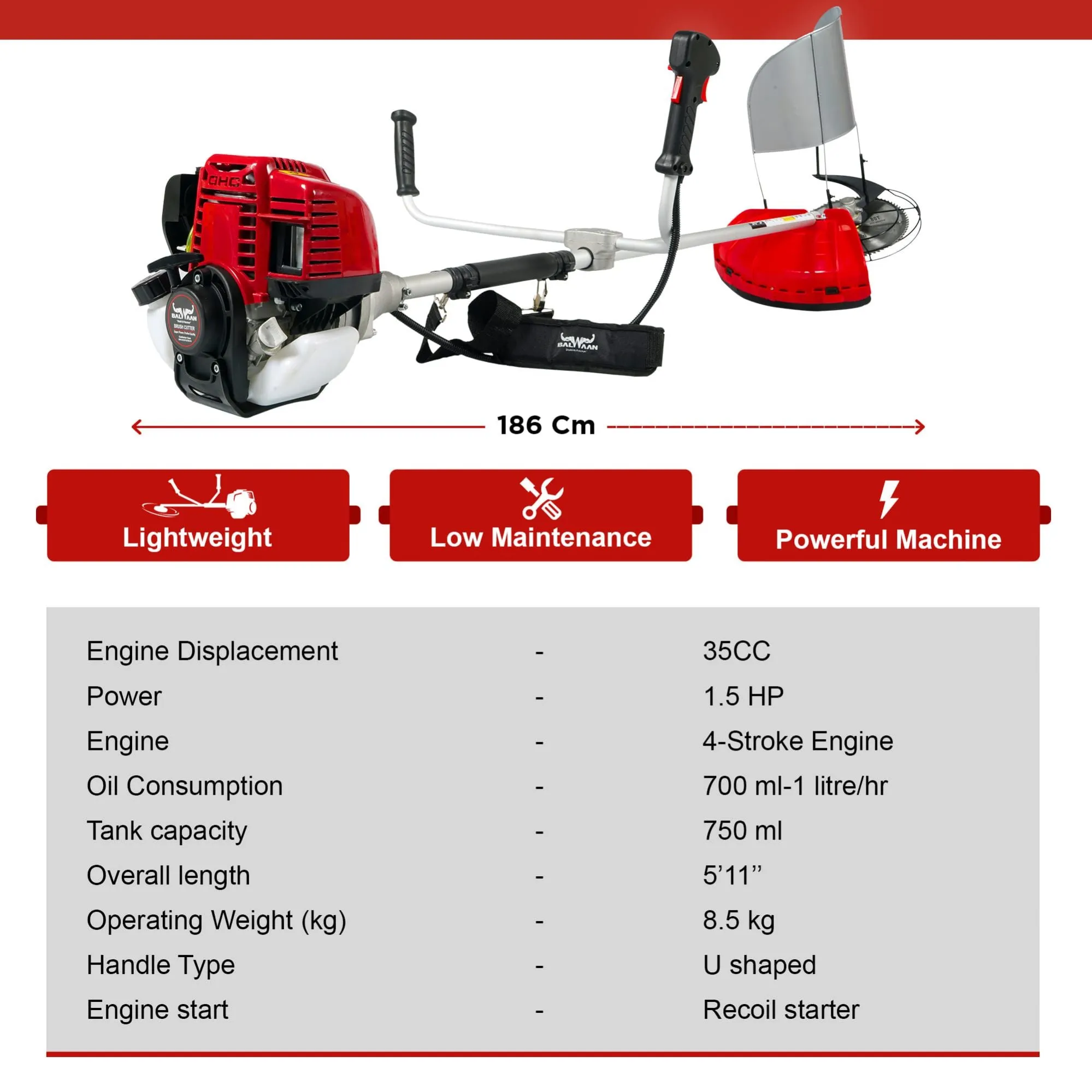 Side Pack Crop cum Grass Cutter