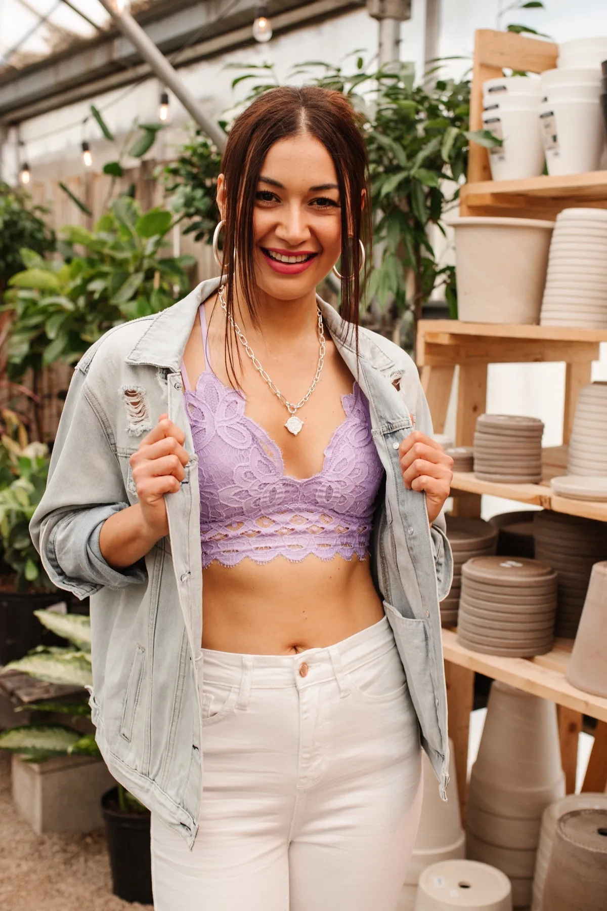 So This is Love Bralette in Lavender