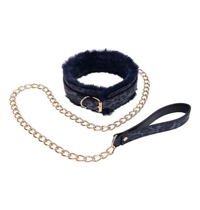 Sportsheets Sex & Mischief Cougar Fur Collar & Leash