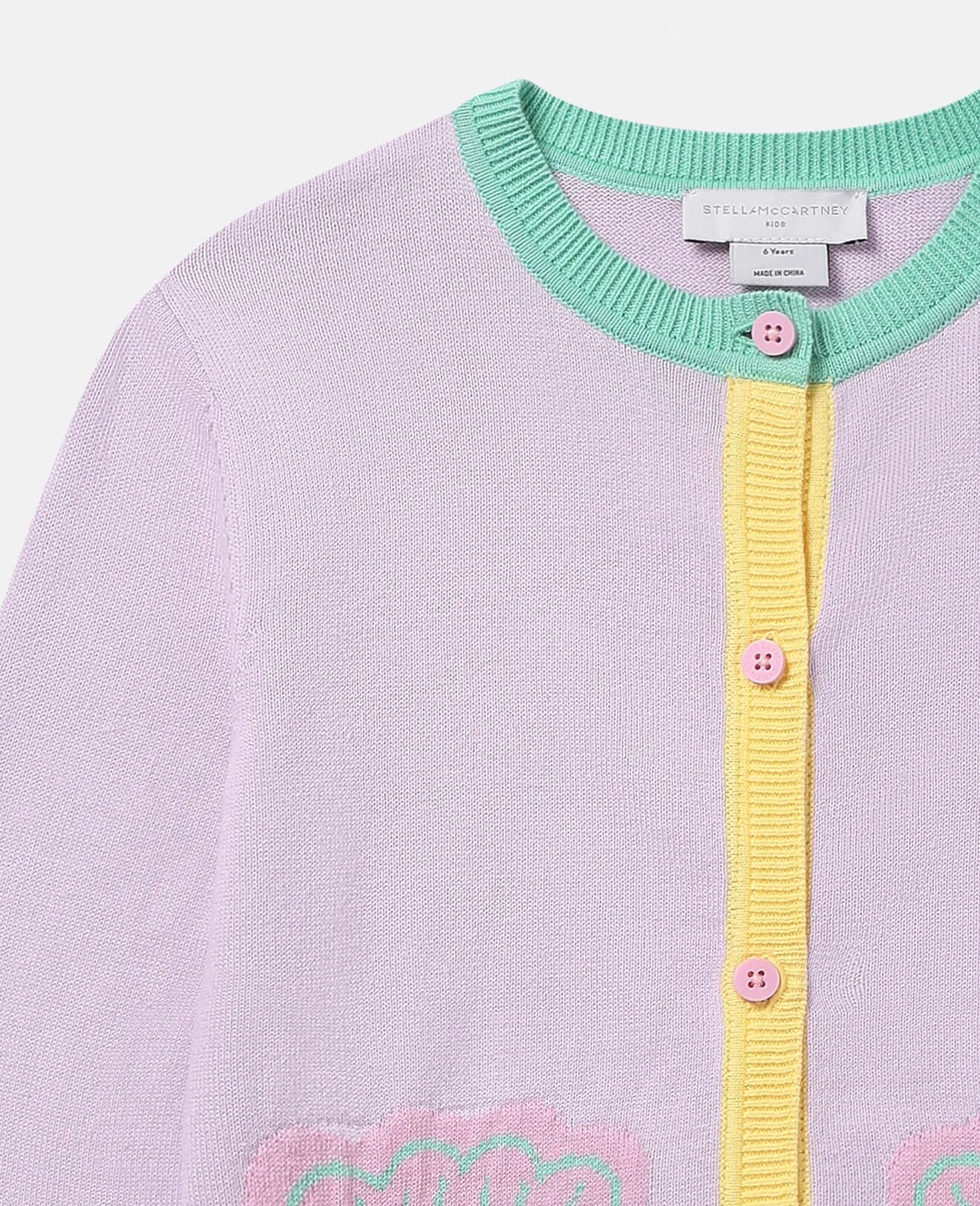 Stella McCartney Girls Seashell Pocket Cardigan