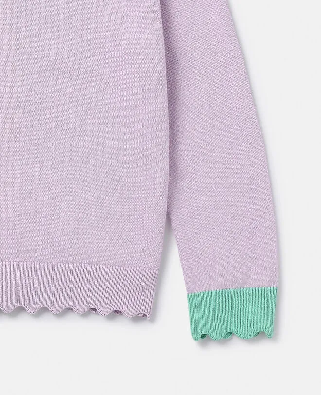 Stella McCartney Girls Seashell Pocket Cardigan