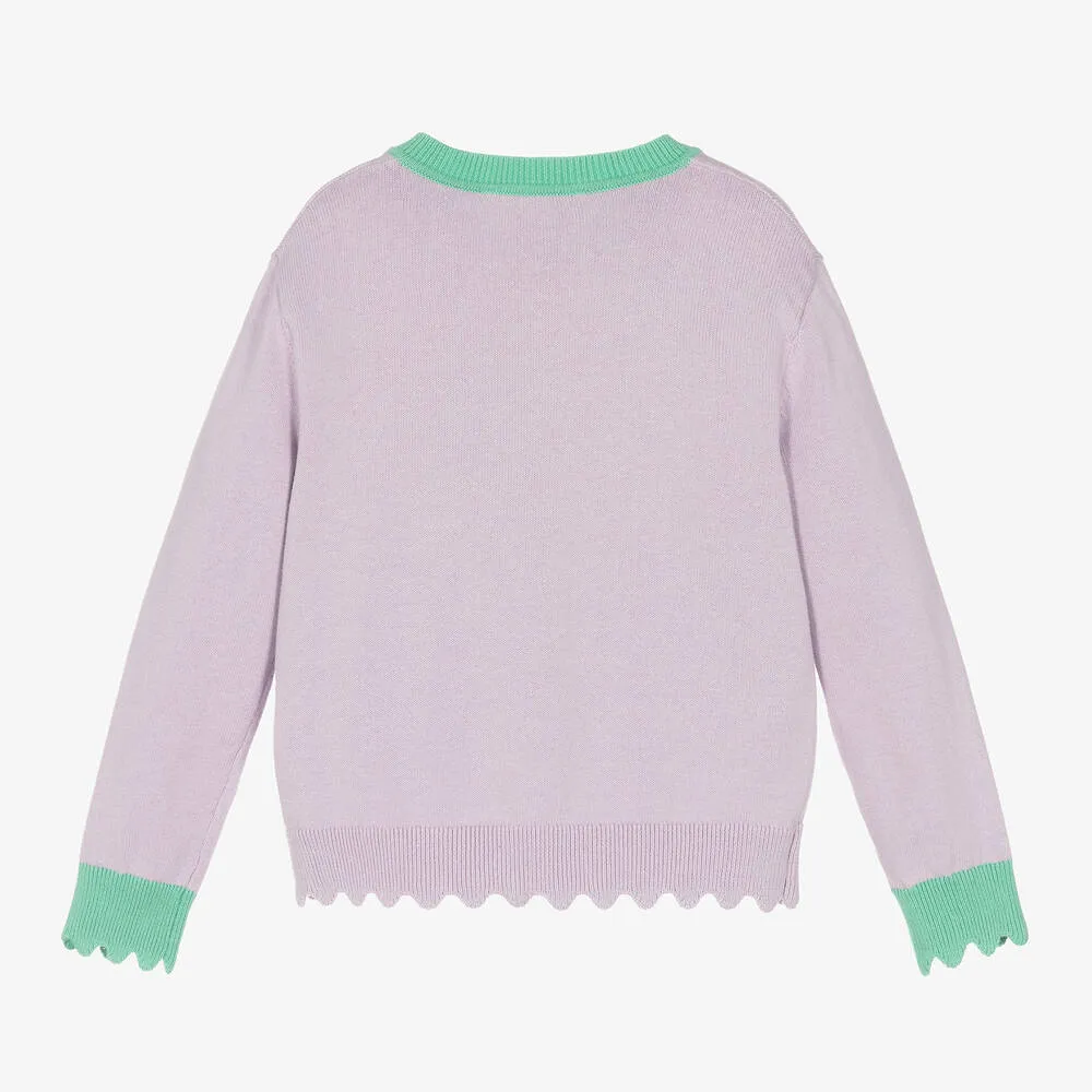 Stella McCartney Girls Seashell Pocket Cardigan