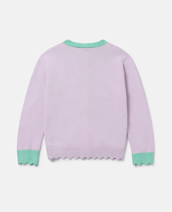 Stella McCartney Girls Seashell Pocket Cardigan