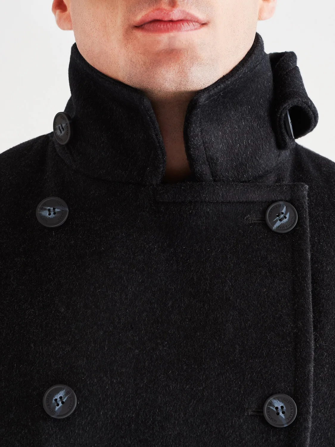 Stewart StormLux™ Wool Cashmere Peacoat