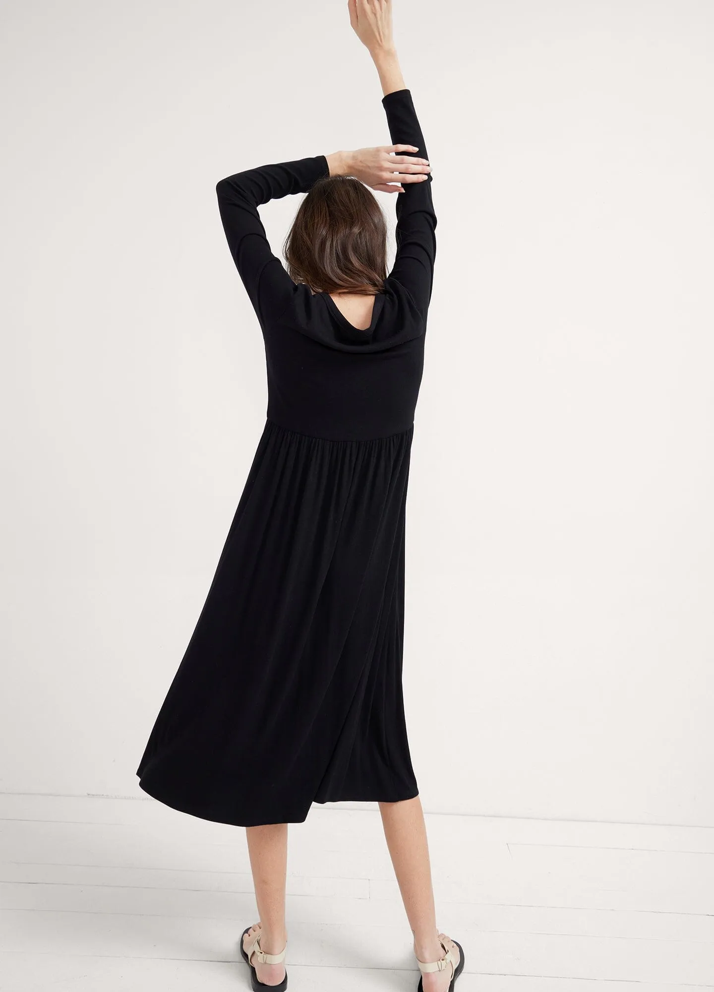 The Softest Rib Nursing Dress