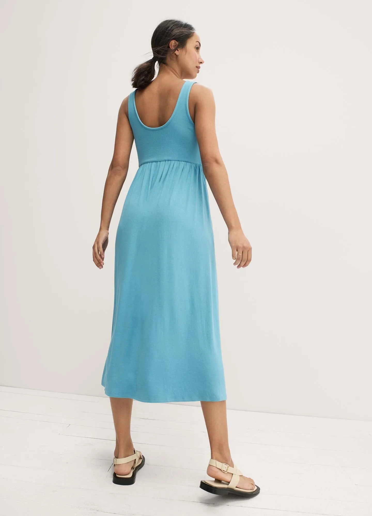 The Softest Rib Nursing Tank Dress