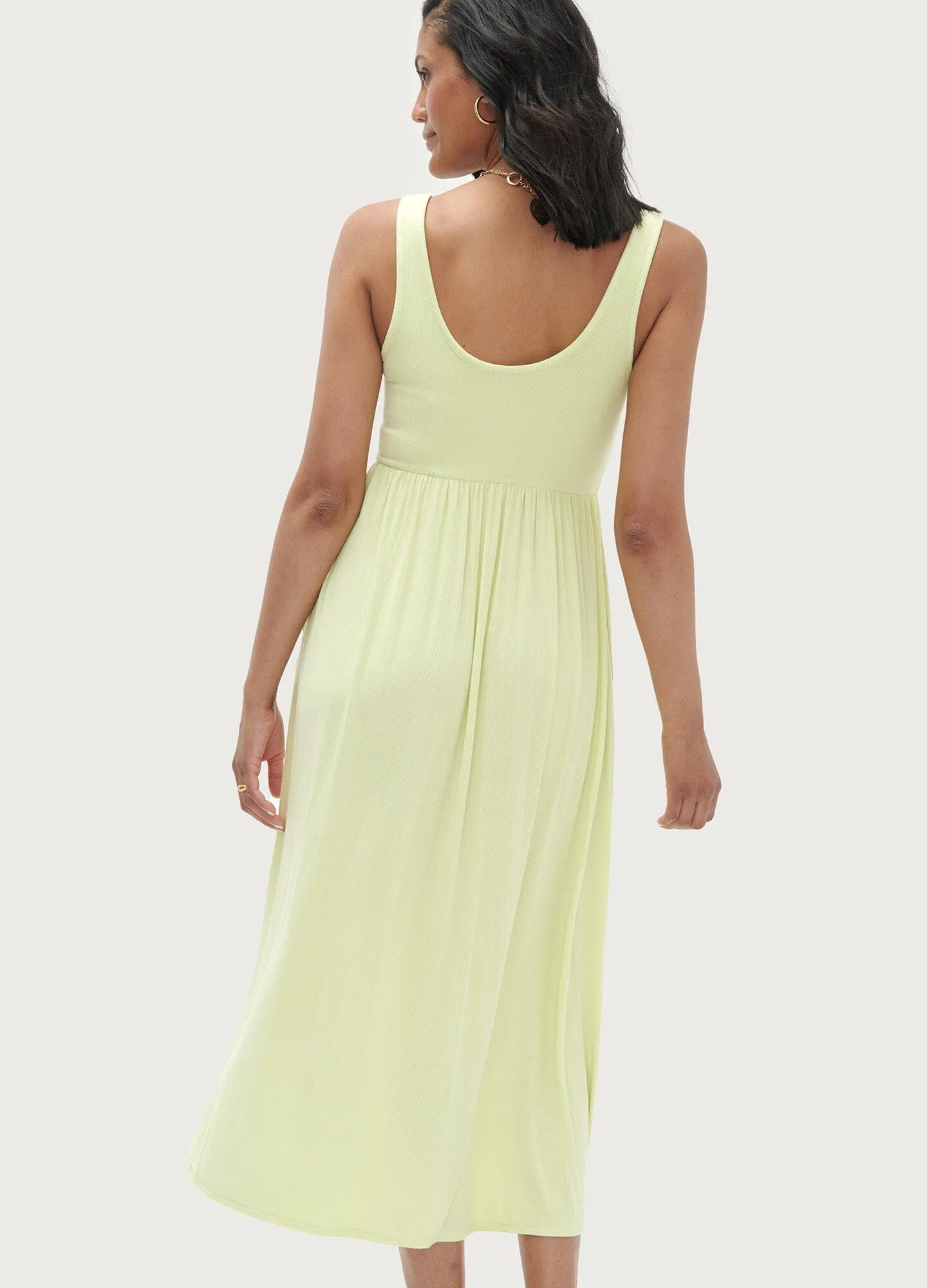 The Softest Rib Nursing Tank Dress