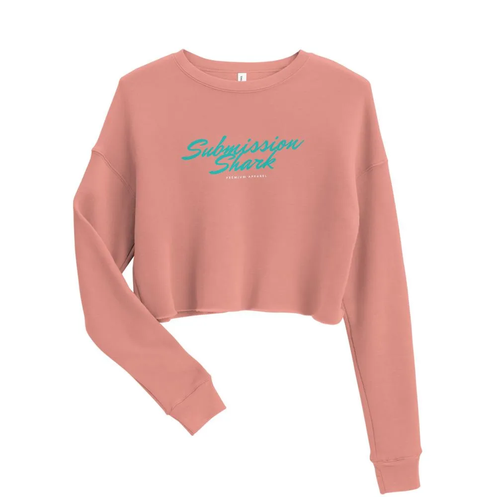 Turquoise Vibe ~ Crop Sweatshirt