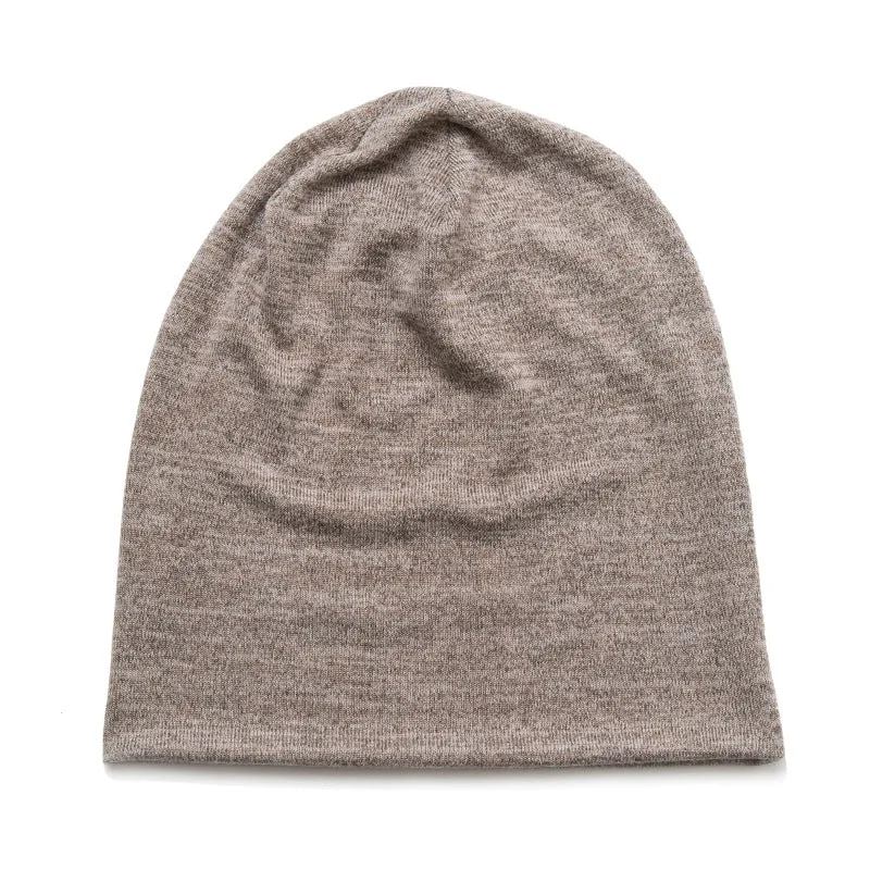 Unisex Ultra Light Slouchy Beanie-Khaki