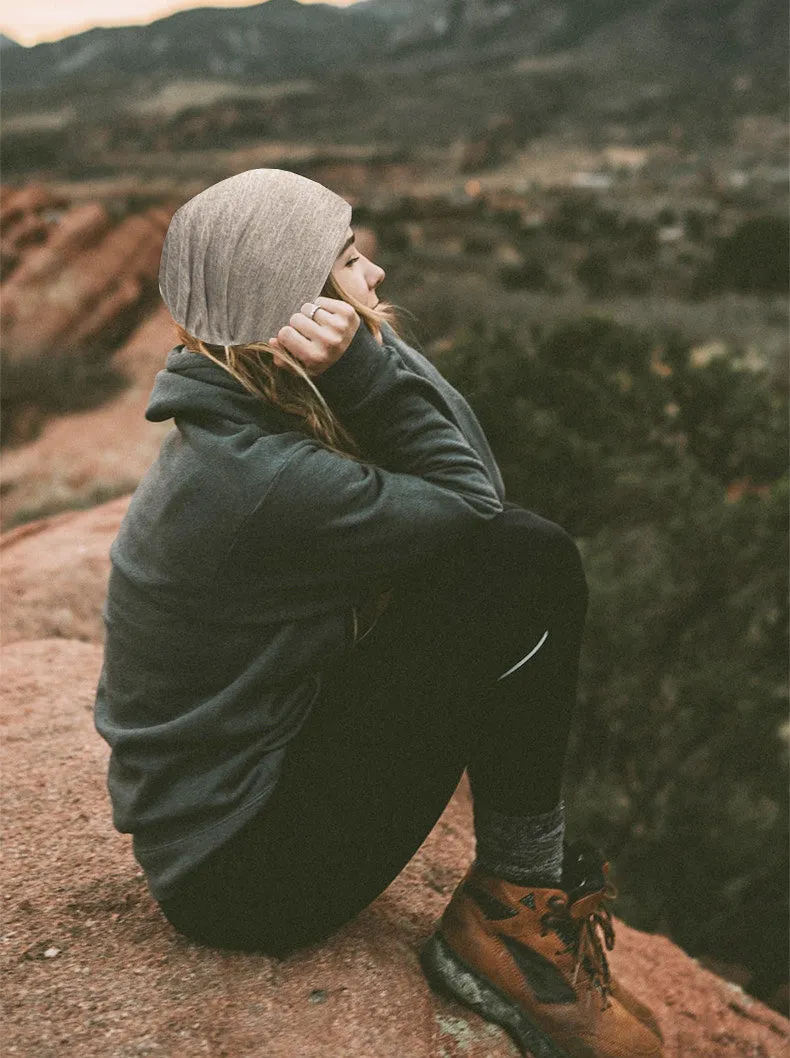 Unisex Ultra Light Slouchy Beanie-Khaki