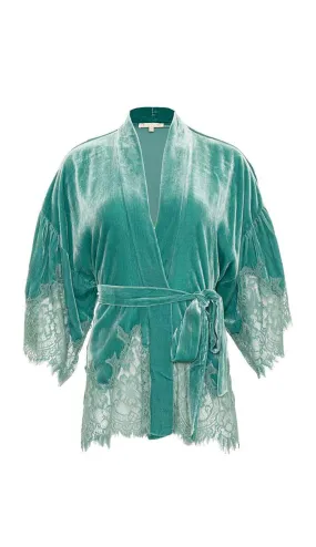 Velvet Coco Lace Kimono