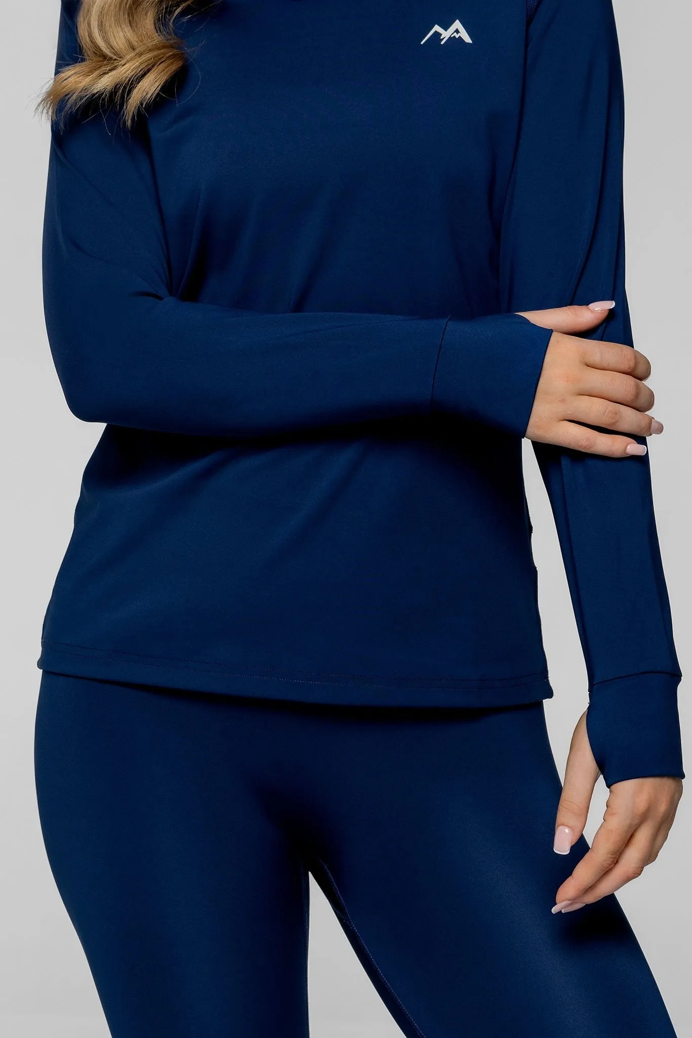 WOMEN'S THERMAL BASE LAYER TOP NIGHT SKY NAVY